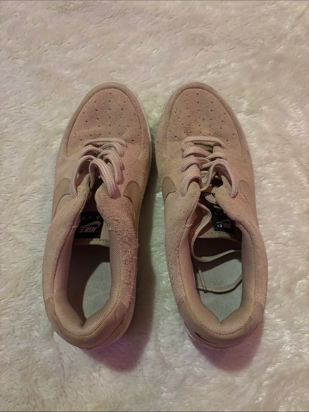Suede Pink Nike Sneakers